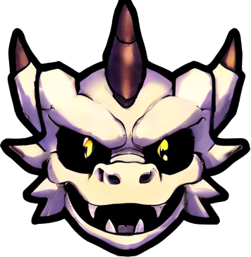 The dragon has much bigger yellow pupils