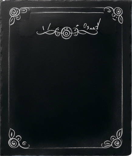 "NOVICE BLEND" handwritten in chalk