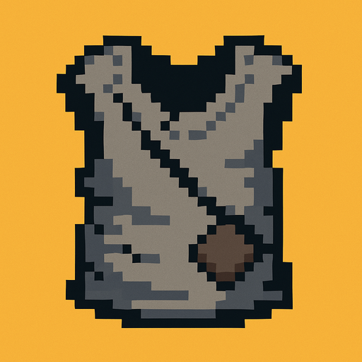 HOMELESS CHESTPLACE PIXEL.
In-Game asset.  2d.  High contrast.  No shadows