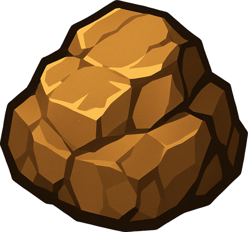 rock.
In-Game asset.  2d.  High contrast.  No shadows