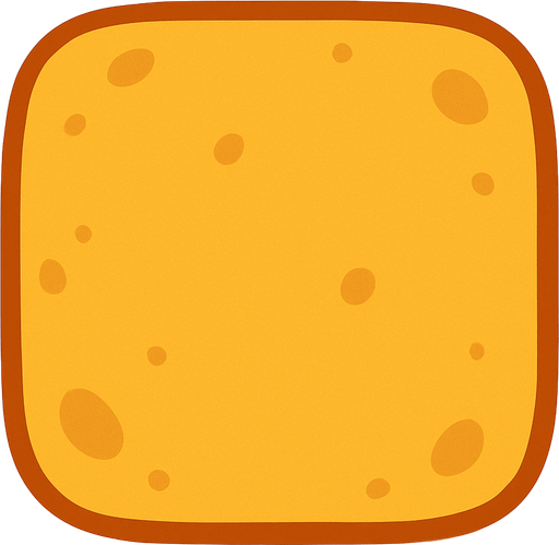 potato colour square with round corners, flat shaded, hyper casual game.
Single Game Texture. In-Game asset. 2d. Blank background. High contrast. No shadows.
