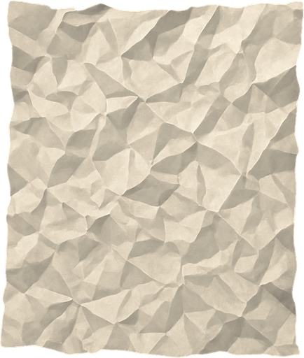 crumpled white paper.
In-Game asset.  2d