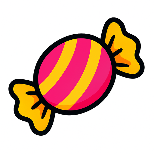 Candy
Is.
In-Game asset.  2d.  High contrast.  No shadows