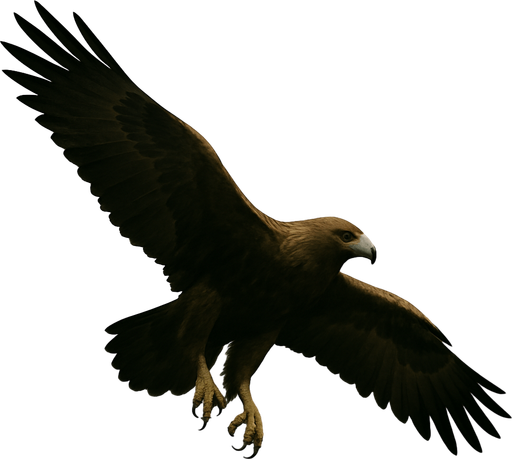 arka planı ve pençesindeki yüzüğü sil