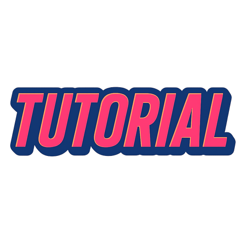 An SVG that says ‘Tutorial’