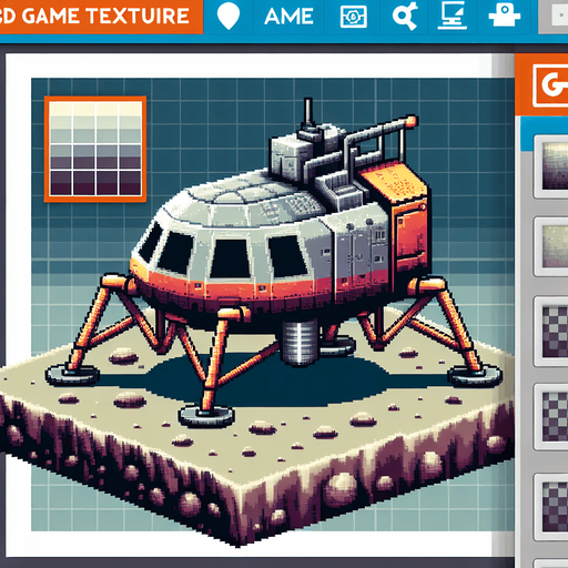 8-bit. Lunar Lander. 2d. various options per image. Single Game Texture. In-Game asset. 2d. Blank background. High contrast. No shadows..
Single Game Texture. In-Game asset. 2d. Blank background. High contrast. No shadows.