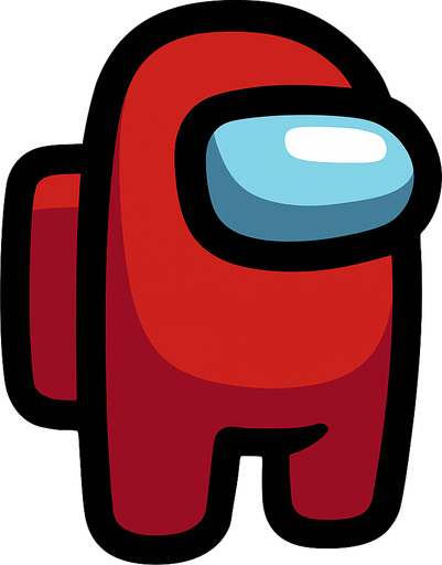 Among US.
In-Game asset.  2d.  High contrast.  No shadows