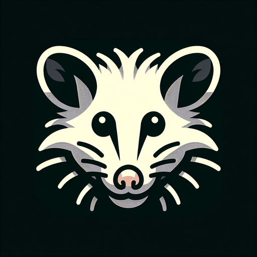 Opossum head, icon
Single Game Texture. In-Game asset. 2d. Blank background. High contrast. No shadows.