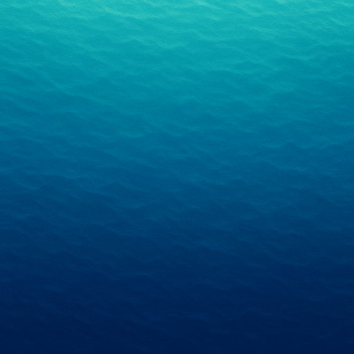 Above water background image showing gradient of light to dark blue starting at the top. Looking straight down from high above..
In-Game asset.  2d.  High contrast.  No shadows
