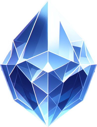 low geometry style，sence，crystal.
Single Game Texture. In-Game asset. 2d. Blank background. High contrast. No shadows.