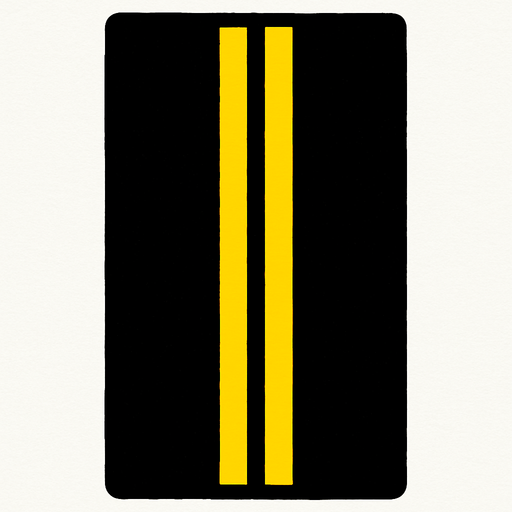 lines in the middle of the road.
In-Game asset.  2d.  High contrast.  No shadows