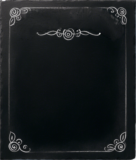 Text "NOVICE BREW" handwritten in white chalk