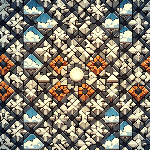 Background tile.
Single Game Texture. In-Game asset. 2d. Blank background. High contrast. No shadows.