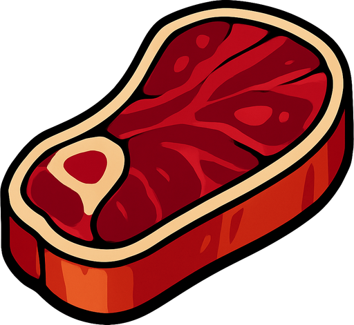 Carne Grande.
In-Game asset.  2d.  High contrast.  No shadows