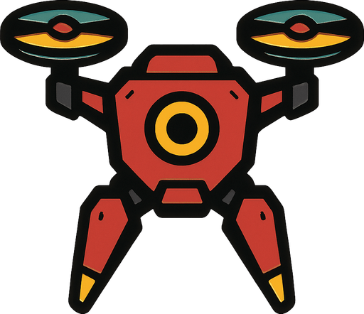 dron enemy.
In-Game asset.  2d.  High contrast.  No shadows