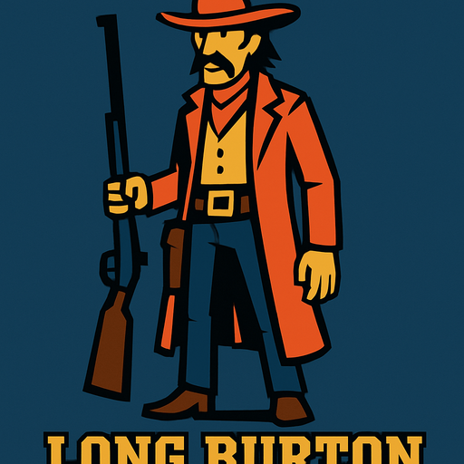 Long Burton.
In-Game asset.  2d.  High contrast.  No shadows