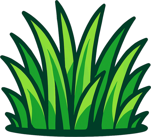 green grass 2d.
In-Game asset.  2d.  High contrast.  No shadows