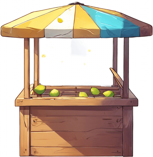 remove the glass and the crate of lemons from the table.