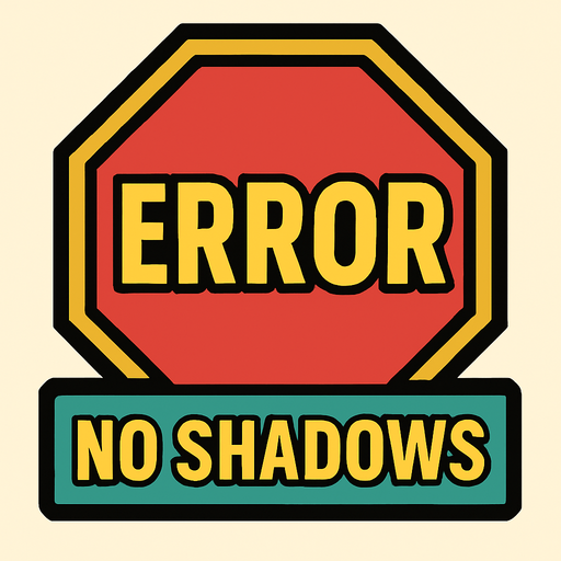 Error.
In-Game asset.  High contrast.  No shadows