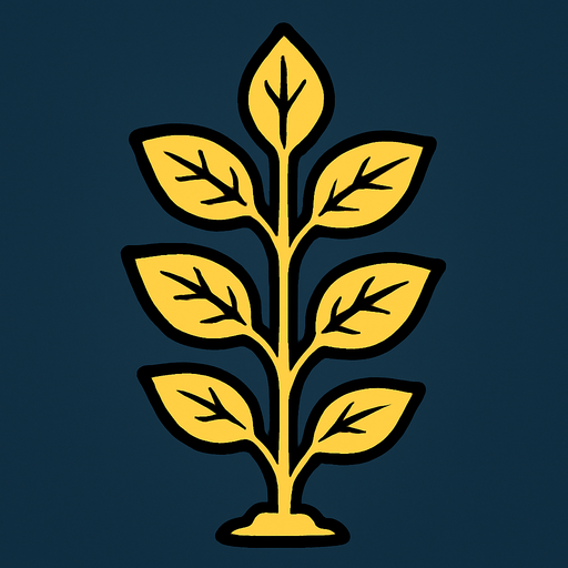 A plant.
In-Game asset.  2d.  High contrast.  No shadows. Very simple