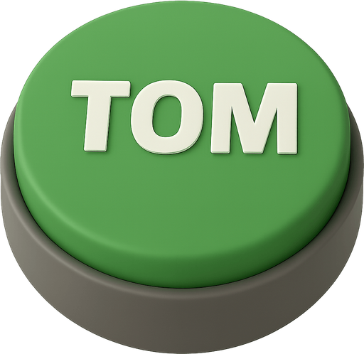 birebir aynısı sadece SNARE yerine TOM yazsın ve butonunun rengi yeşil olsun. ve yazı paralel bir şekilde düz hizada olsun  Transparent background. Blank background.