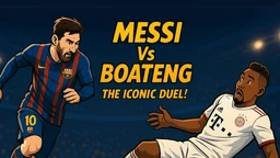Messi vs Boateng – The Iconic Duel!
