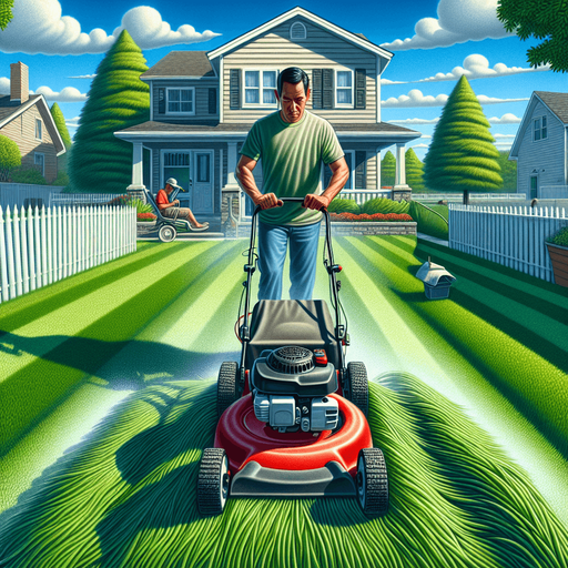 grass mower.