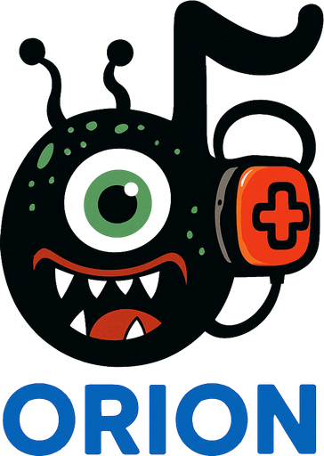 MÜZİK NOTASI ŞEKLİNDE BİR UZAYLI CANAVAR ÇİZ AMA BU KARAKTER PLAYER VE İSMİ ORİON ONA GÖRE TASARLA. AYAKSIZ.
In-Game asset.  2d.  High contrast.  No shadows