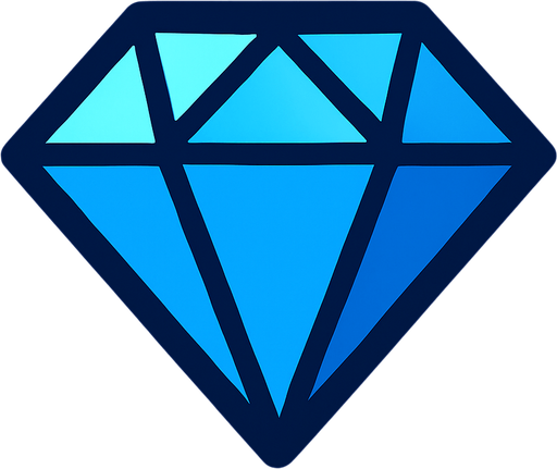 diamond.
In-Game asset.  2d.  High contrast.  No shadows