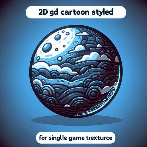 round house planet, cartoon Single Game Texture. In-Game asset. 2d. Blank background. High contrast. Single Game Texture. In-Game asset. 2d. Blank background. High contrast. No shadows.