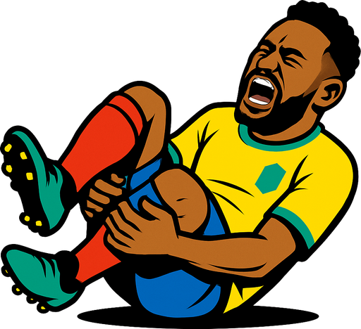 Rolling Neymar.
In-Game asset.  2d.  High contrast.  No shadows