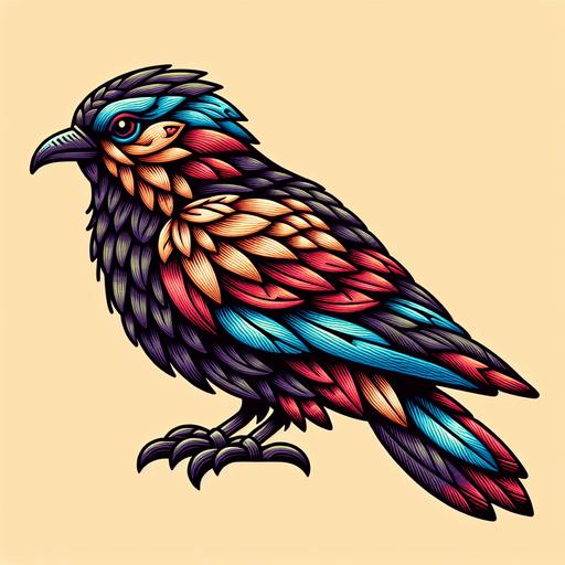Bird.
Single Game Texture.  In-Game asset.  2d.  Blank background.  High contrast.  No shadows