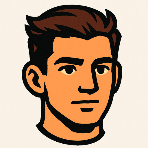 A young man's head.
In-Game asset.  2d.  High contrast.  No shadows