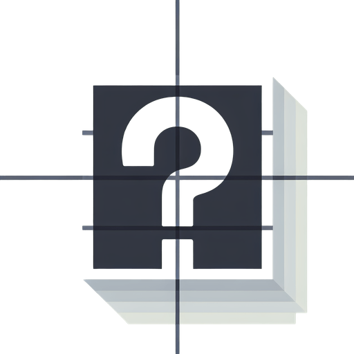 white flat 2d questionmark
Single Game Texture.  In-Game asset.  2d.  Blank background.  High contrast.  No shadows