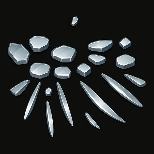 The parts will be made of metal and glass.