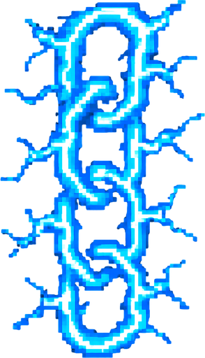 30x30 lightning chain.
In-Game asset.  2d.  High contrast.  No shadows