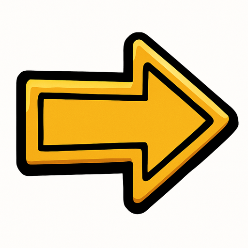 arrow.
In-Game asset.  2d.  High contrast.  No shadows