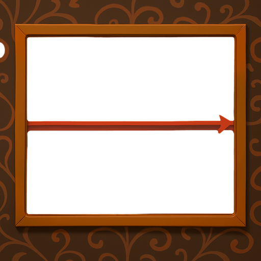 Change the center bumper on the table into a red line on the felt that ends in an arrow on the right side of the table.