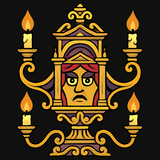 Candelabro de una Sala de Conciertos Viviente.
In-Game asset.  2d.  High contrast.  No shadows