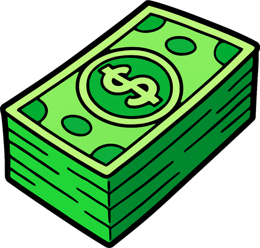 money.
In-Game asset.  2d.  High contrast.  No shadows