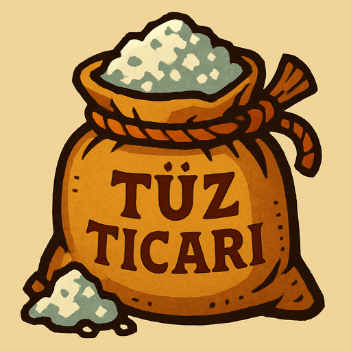 ortaçağ ticari tuz.
In-Game asset.  2d.  High contrast.  No shadows