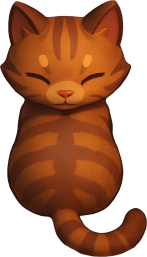 cat top view.
In-Game asset