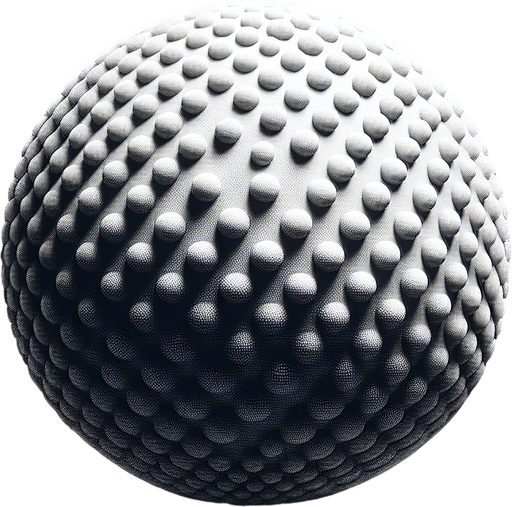 Circular ball projectile from a video game. No background.
