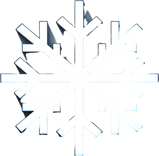 Snow flake. simple. white. Blank background. High contrast. No shadows. Single Game Texture. In-Game asset. 2d. Single Game Texture. In-Game asset. 2d. Blank background. High contrast. No shadows.