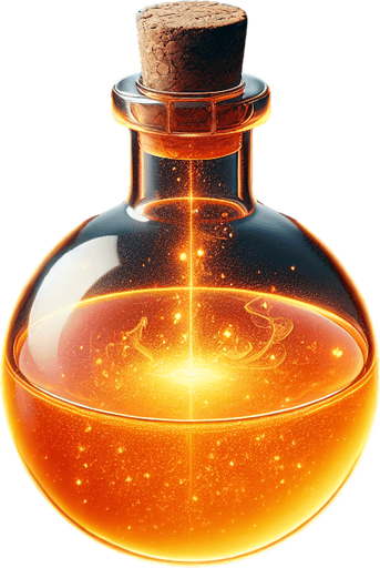orange potion
orange potion, no background