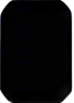 completely black simple counter without sharp edges