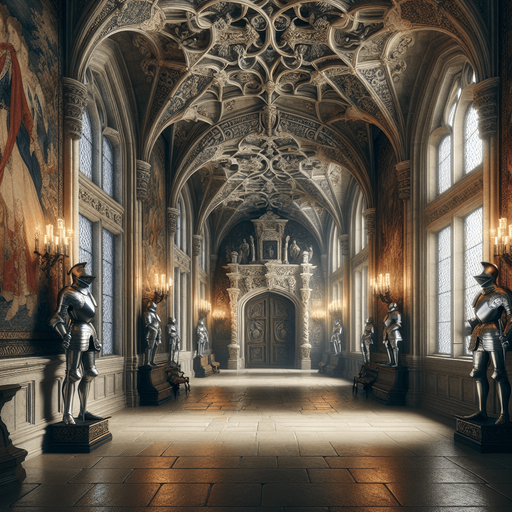 Hall in a beautiful 17th century castle