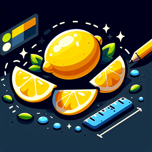 A lemon with a few slices cut off..
Single Game Texture. In-Game asset. 2d. Blank background. High contrast. No shadows.