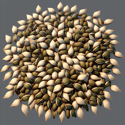 Plant seeds.
Single Game Texture.  In-Game asset.  2d.  Blank background.  High contrast.  No shadows