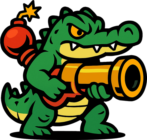 Bombardilo crocodilo.kasası yap.
In-Game asset.  2d.  High contrast.  No shadows